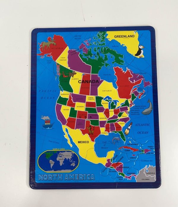A Broader View Continent Puzzle Map Sale - Image 4