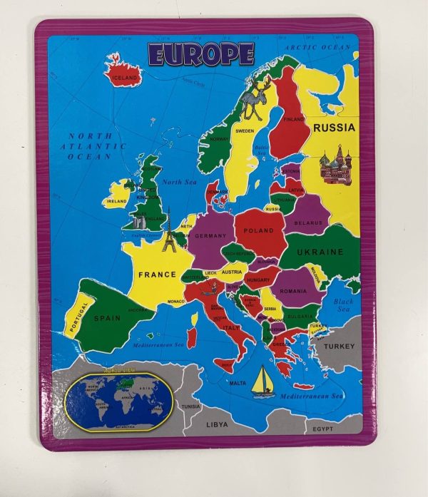A Broader View Continent Puzzle Map Sale - Image 2