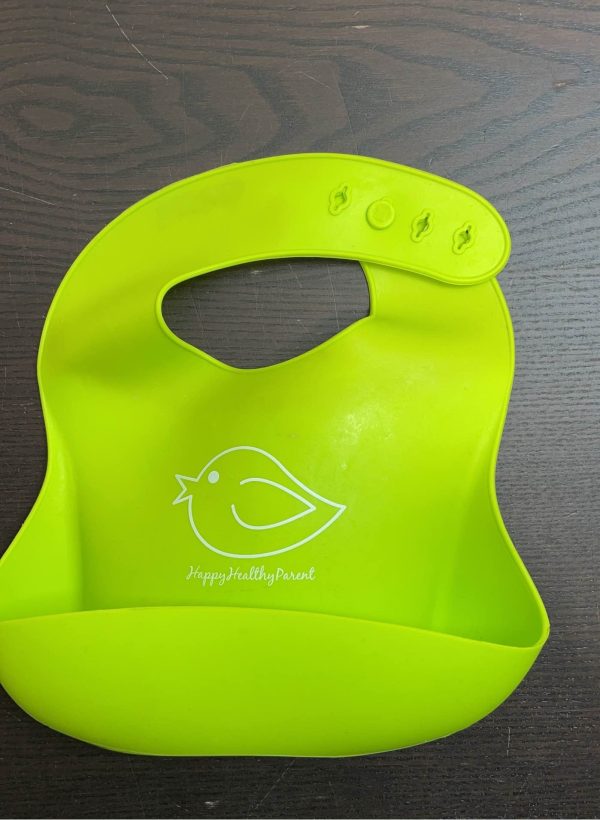 Happy Healthy Parent Silicone Bib, Turquoise Online Sale - Image 3