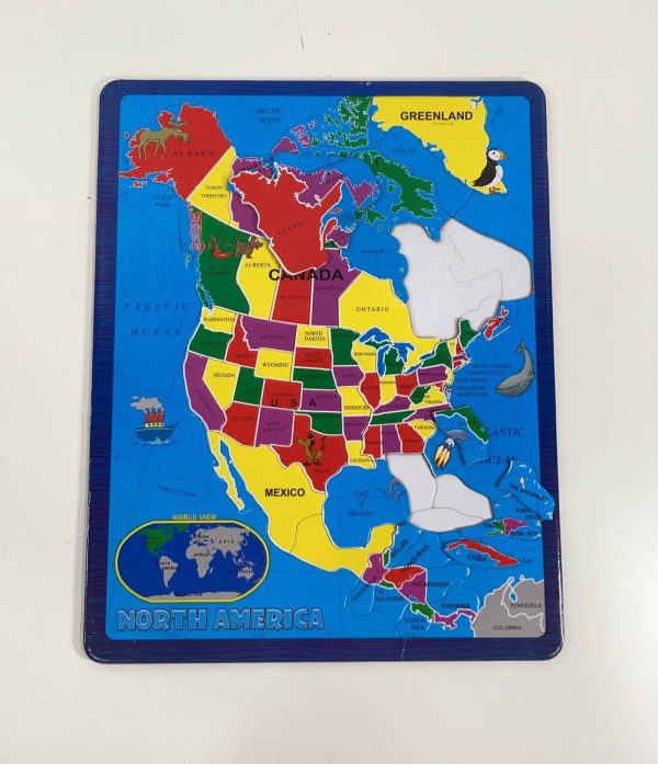 A Broader View Continent Puzzle Map Sale - Image 5