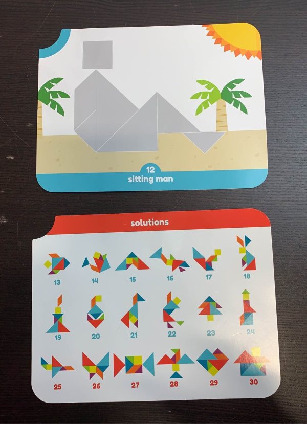 Chuckle And Roar Shape Makers Magnetic Foam Tangram Puzzles Supply - Image 4